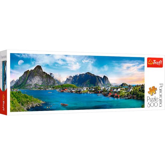 Trefl Panorama Puzzle Archipel des Lofoten, Norvège 500 pièces