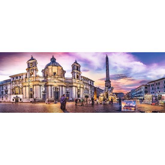 Puzzle Trefl Panorama Piazza Navona, Rome 500 pièces