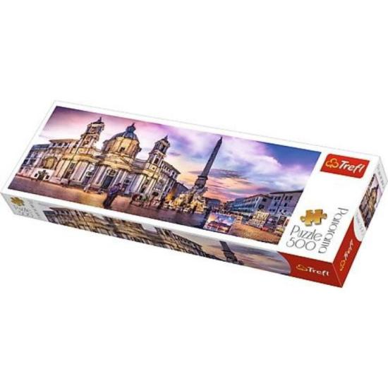 Puzzle Trefl Panorama Piazza Navona, Rome 500 pièces