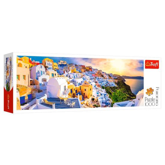 Puzzle Trefl Panorama Santorin 1000 pièces