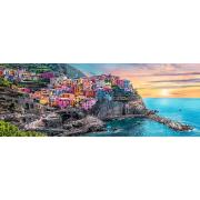 Puzzle Trefl Panorama Vernazza au coucher du soleil 500 P