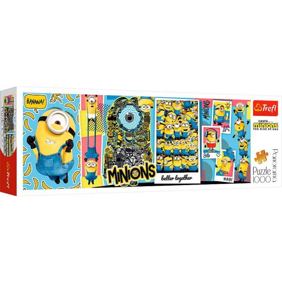 Trefl Puzzle Panoramique Minions 1000 pièces