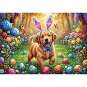 Puzzle Trefl Chiot de Pâques 500 pièces