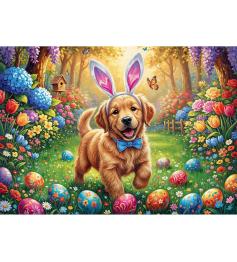 Puzzle Trefl Chiot de Pâques 500 pièces