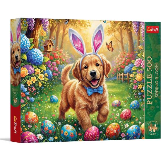 Puzzle Trefl Chiot de Pâques 500 pièces