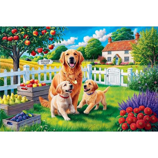 Puzzle Trefl Chiens à la Campagne XXL 300 pièces
