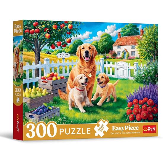 Puzzle Trefl Chiens à la Campagne XXL 300 pièces