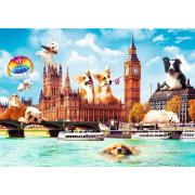 Puzzle Trefl Dogs à Londres 1000 pièces