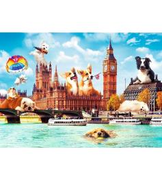 Puzzle Trefl Dogs à Londres 1000 pièces