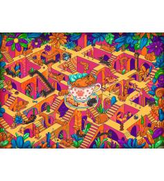 Puzzle Trefl Teckels Heureux de 500 pièces