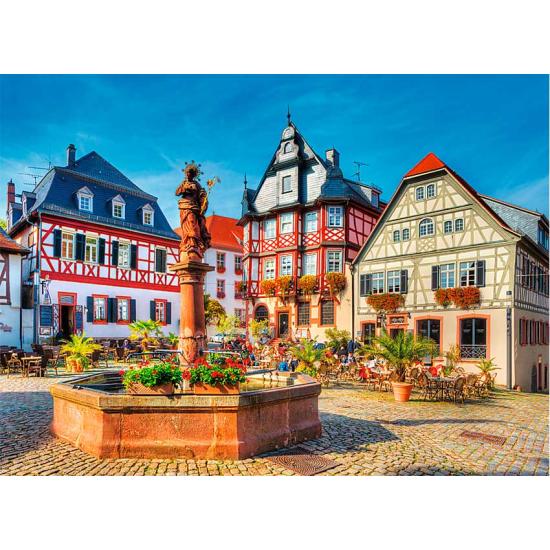 Puzzle Trefl Market Square, Heppenheim Allemagne 3000 pieds