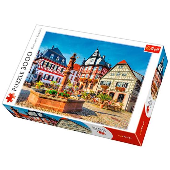 Puzzle Trefl Market Square, Heppenheim Allemagne 3000 pieds