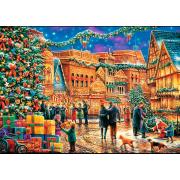 Puzzle Trefl Town Square à Noël 1000 pièces