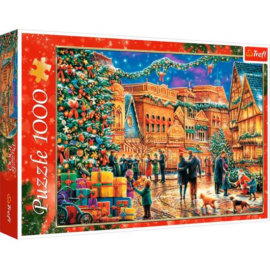 Puzzle Trefl Town Square à Noël 1000 pièces