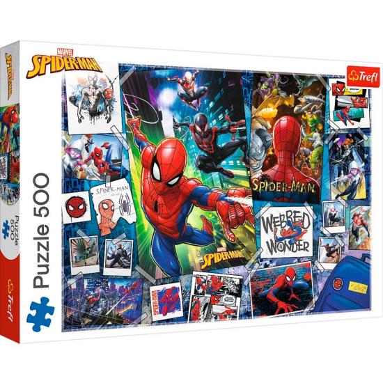 Puzzle Trefl Affiches de Spiderman 500 Pièces