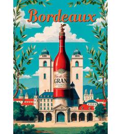 Puzzle Trefl Vintage Poster: Bordeaux, France 1000 pièces