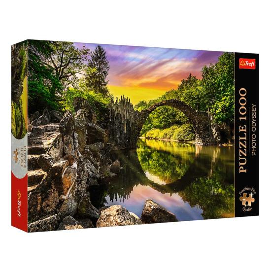 Puzzle Trefl Pont Rakotz À Kromlau, Allemagne 1000 pièces