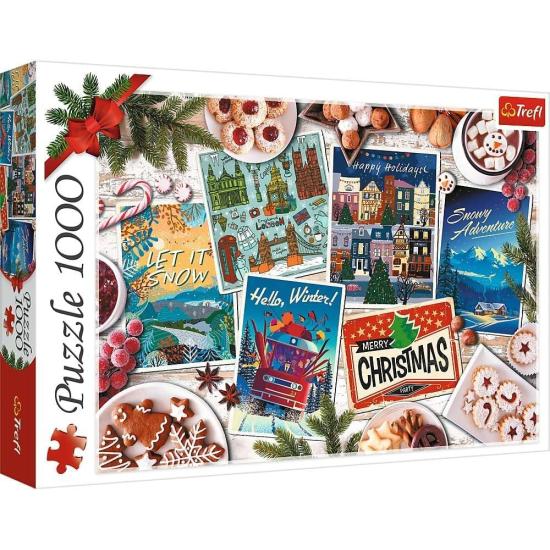 Puzzle Trefl Souvenirs d'hiver 1000 pièces