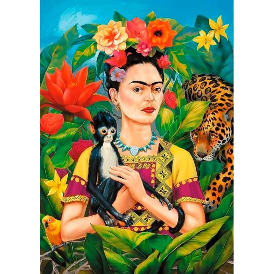 Puzzle Trefl Portrait Dans La Jungle 1000 pièces