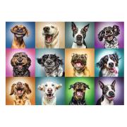 Puzzle Trefl Funny Portraits of Dogs 1000 pièces