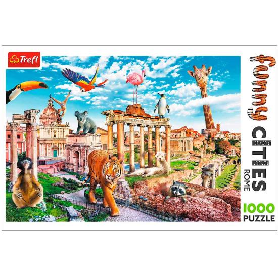 Puzzle Trefl Rome sauvage 1000 pièces