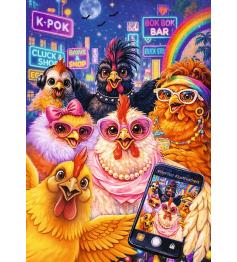 Puzzle Trefl Selfie De Poulet 1000 pièces