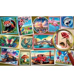 Puzzle Trefl Timbres Postaux XXL 300 pièces