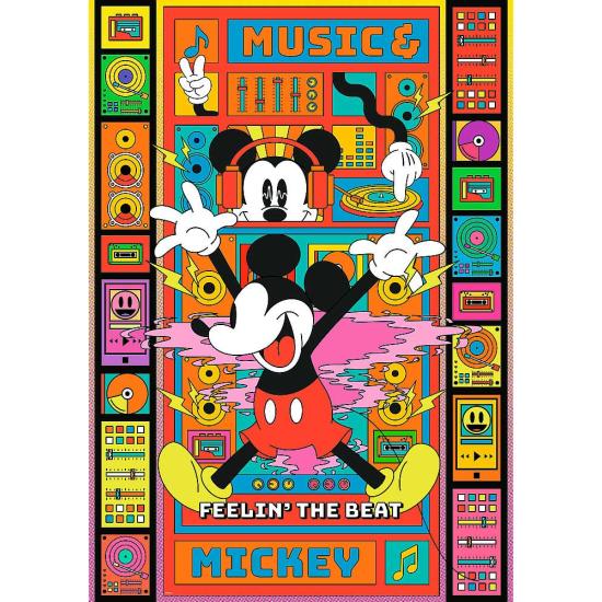 Puzzle Trefl Suivre Le Rythme Avec Mickey Mouse 1000 pieces
