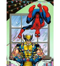 Puzzle Trefl Spider-Man Et Wolverine Noel 1000 pièces
