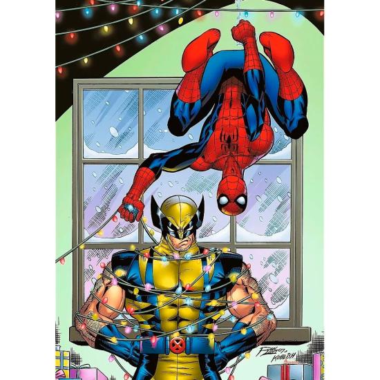 Puzzle Trefl Spider-Man Et Wolverine Noel 1000 pièces