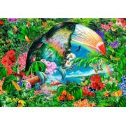 Puzzle Trefl Spirale Animaux Tropicaux 1000 Pièces