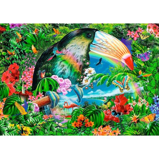 Puzzle Trefl Spirale Animaux Tropicaux 1000 Pièces Puzzle Trefl Spirale Animaux Tropicaux 1000 Pièces