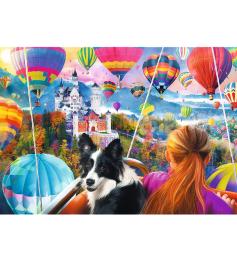 Puzzle Trefl Spirale Fête des Ballons de 1000 Pièces