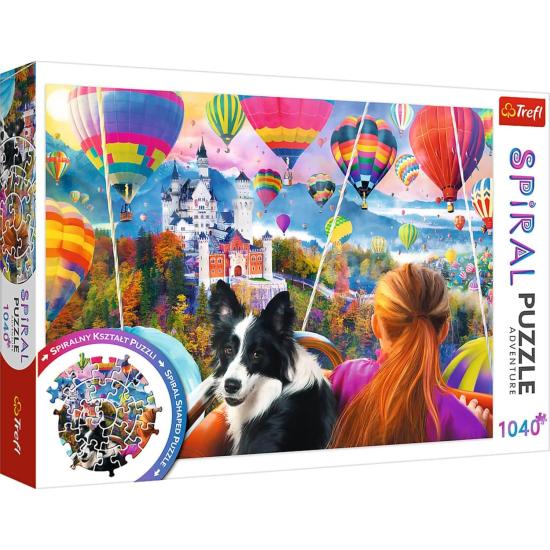 Puzzle Trefl Spirale Fête des Ballons de 1000 Pièces
