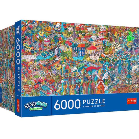 Puzzle Trefl Spy Guy - Cherche Et Trouv 6000 pièces