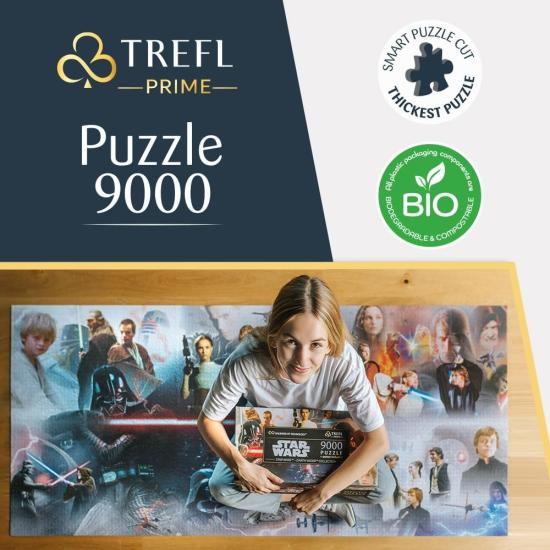 Puzzle Trefl Star Wars L’Histoire de Dark Vador 9000 Pzs
