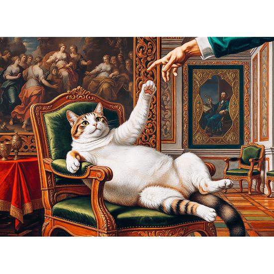 Puzzle Trefl Sa Majesté Duveteuse 500 pièces
