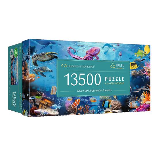 Puzzle Trefl Plongez Dans Le Paradis Sous-Marin 13500 Pzs