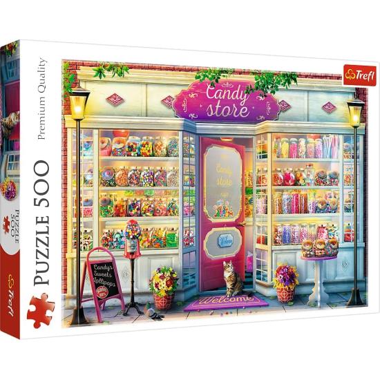Puzzle Trefl Candy Store 500 pièces