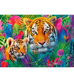 Puzzle Trefl Tigres Dans La Jungle 500 pièces