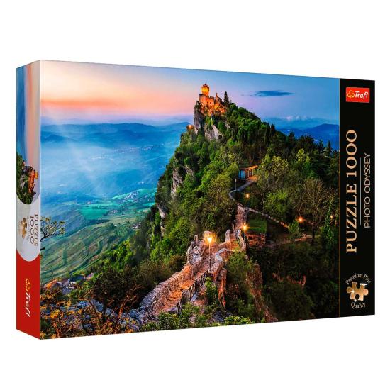 Puzzle Trefl Tour Cesta, Saint-Marin 1000 pièces Puzzle Trefl Tour Cesta, Saint-Marin 1000 pièces