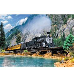 Puzzle Trefl Train sur la montagne 500 pièces