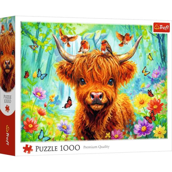 Puzzle Trefl Vache Des Highlands 1000 pièces