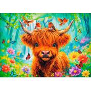Puzzle Trefl Vache Des Highlands 1000 pièces