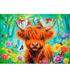 Puzzle Trefl Vache Des Highlands 1000 pièces