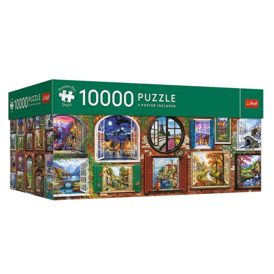 Puzzle Trefl Fenêtres Des Saisons 10000 Pcs