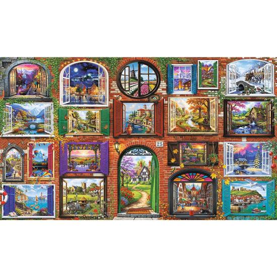 Puzzle Trefl Fenêtres Des Saisons 10000 Pcs