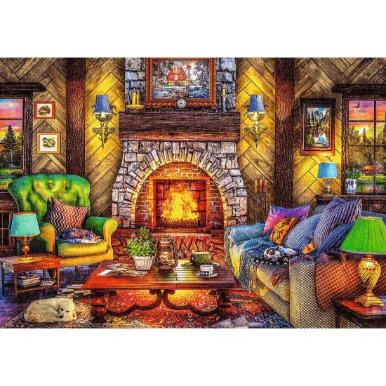 Puzzle Trefl Voyage En Montagne 2x500 pièces