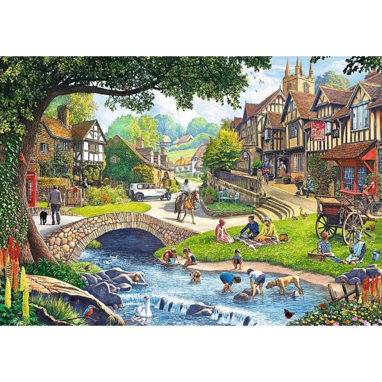 Puzzle Trefl Vie idyllique 2x500 pièces