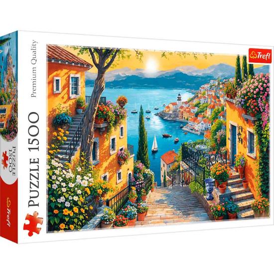 Puzzle Trefl Vue sur la mer 1500 pièces